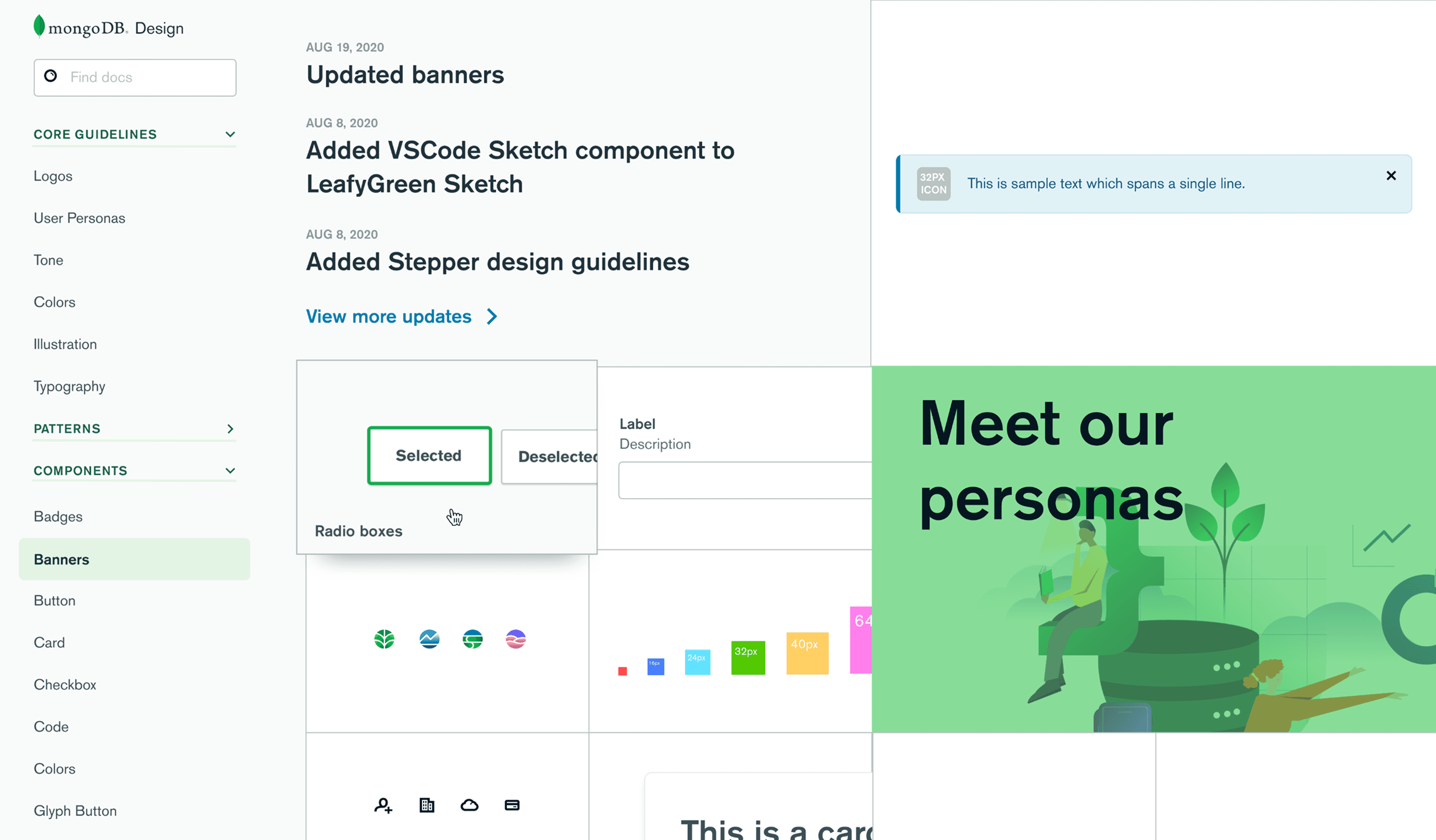 The site before the redesign